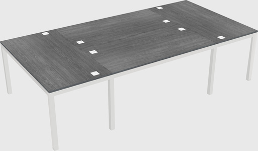 Shared office desks