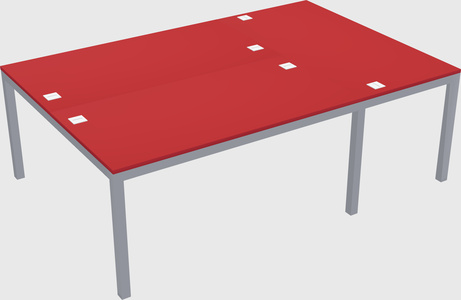 Shared office desks