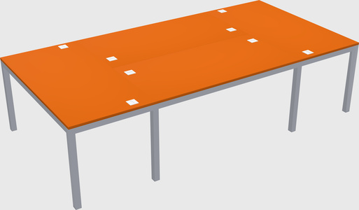 Shared office desks