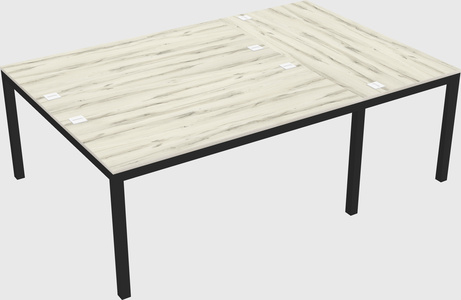 Shared office desks