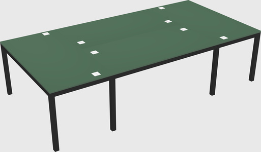 Shared office desks