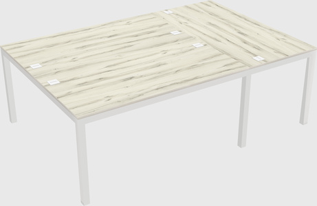 Shared office desks