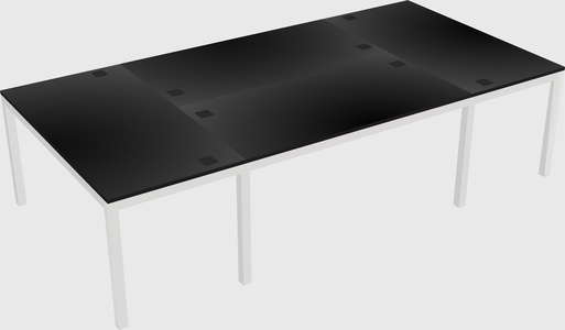 Shared office desks
