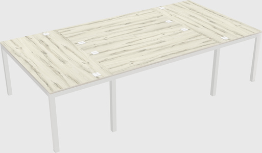Shared office desks