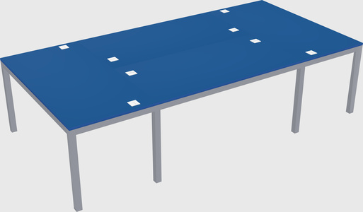 Shared office desks