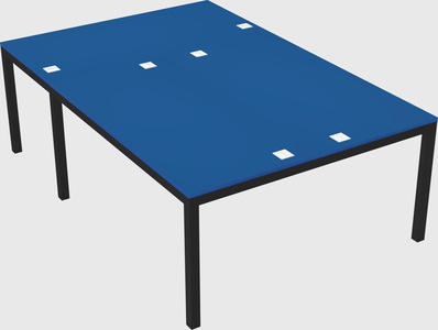 Shared office desks