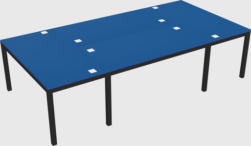 Shared office desks