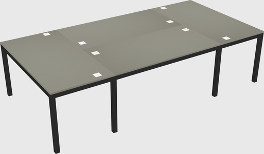 Shared office desks