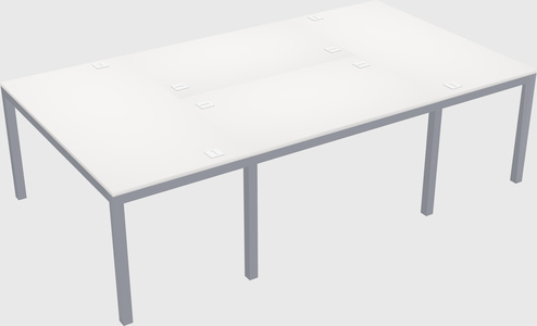 Shared office desks