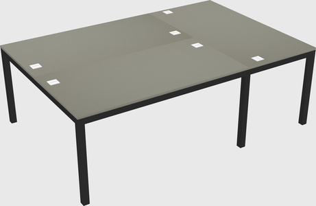 Shared office desks