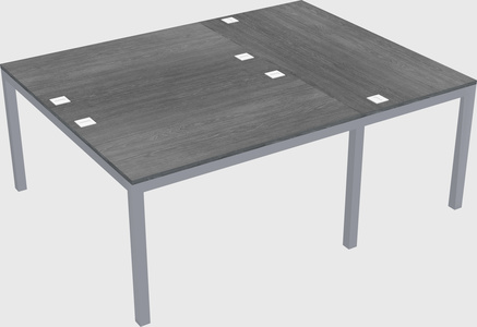 Shared office desks