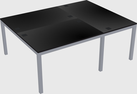 Shared office desks
