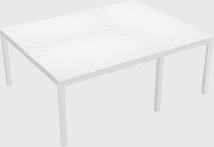 Shared office desks