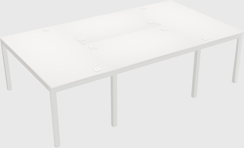 Shared office desks