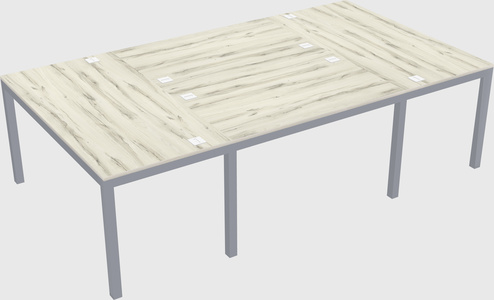 Shared office desks