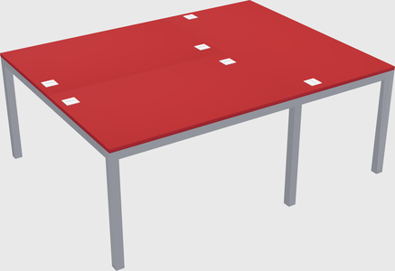 Shared office desks