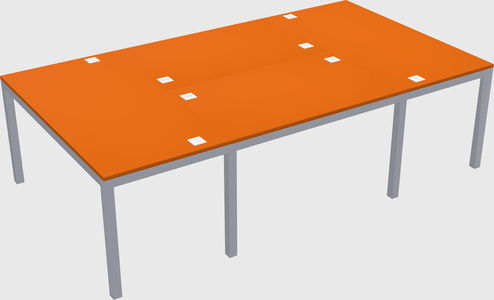 Shared office desks