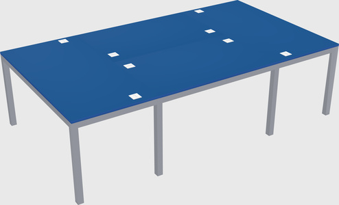 Shared office desks