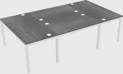 Shared office desks