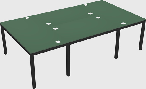 Shared office desks