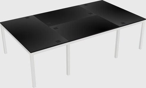 Shared office desks