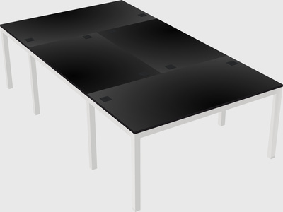 Shared office desks