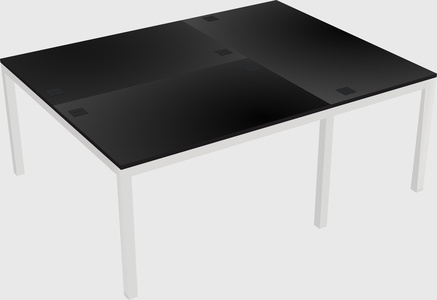 Shared office desks