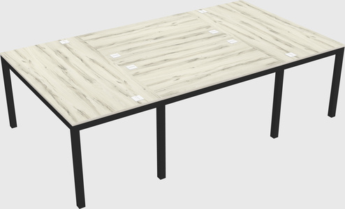 Shared office desks