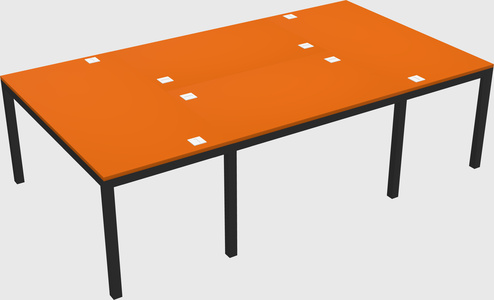 Shared office desks