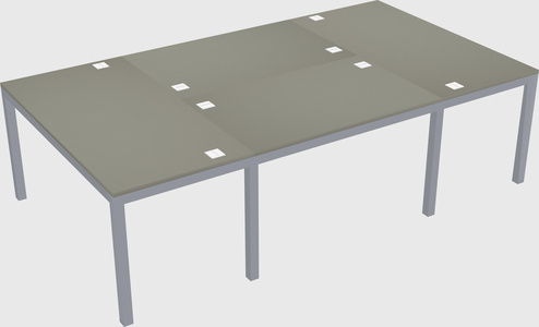Shared office desks