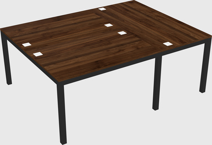 Shared office desks