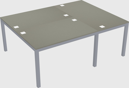 Shared office desks