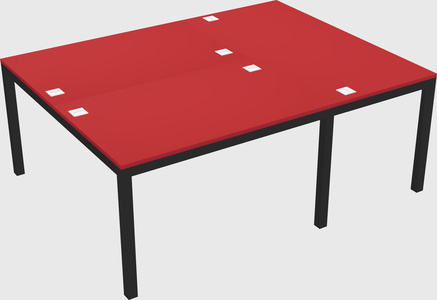 Shared office desks