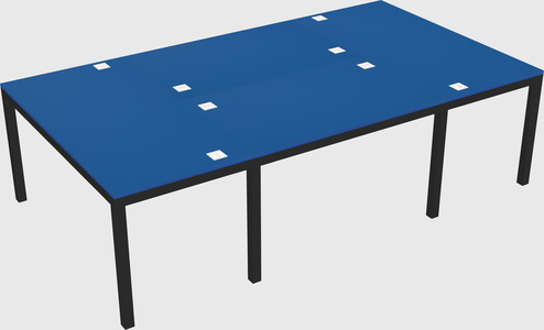 Shared office desks