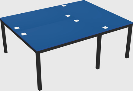 Shared office desks