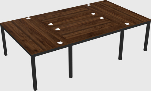 Shared office desks