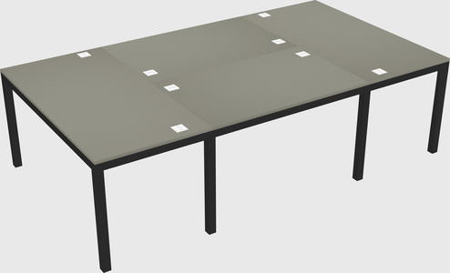 Shared office desks