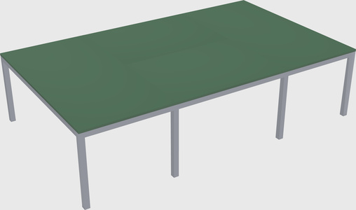 Shared office desks