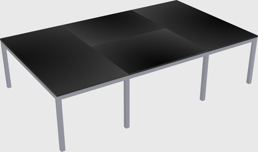 Shared office desks