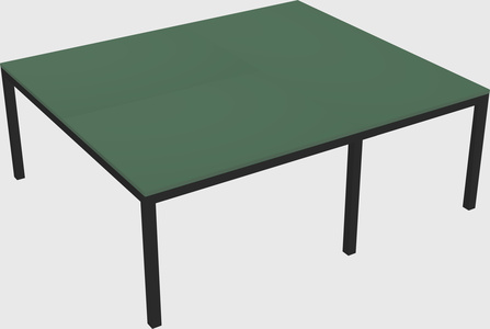 Shared office desks