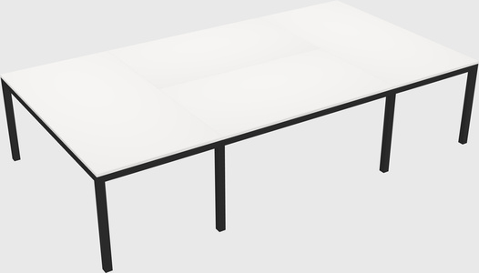 Shared office desks