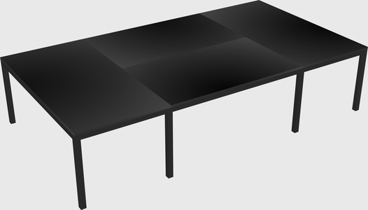 Shared office desks