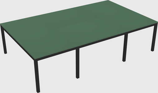 Shared office desks