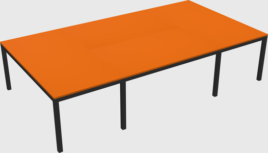 Shared office desks