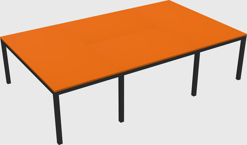 Shared office desks