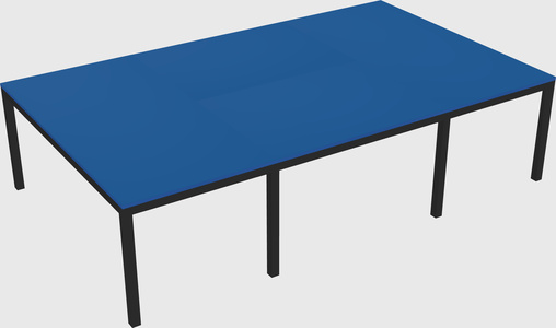 Shared office desks