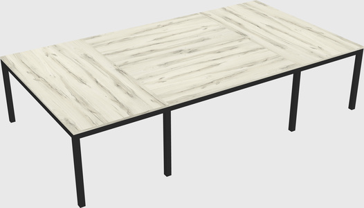 Shared office desks