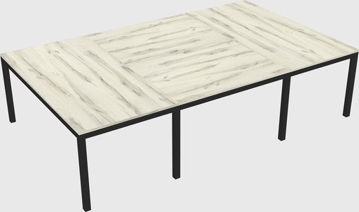 Shared office desks