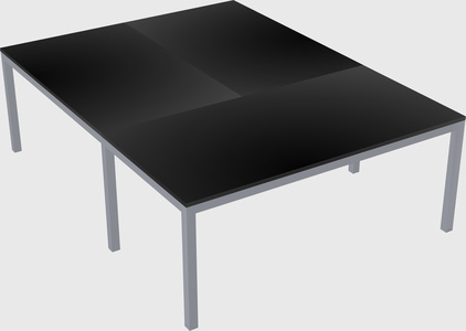 Shared office desks