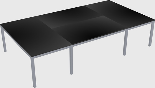 Shared office desks